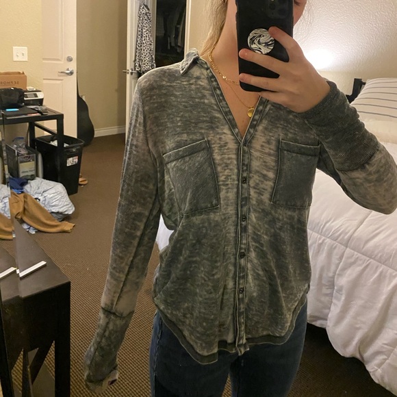 Slouchy button down - Picture 2 of 2